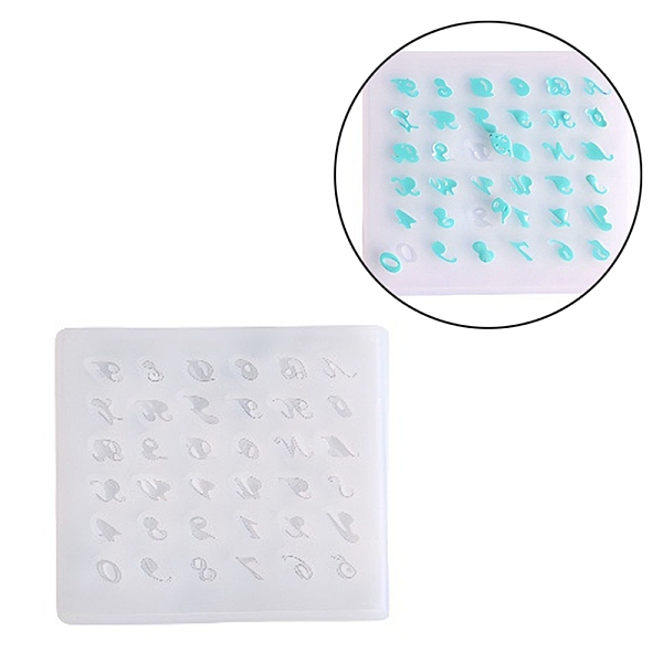 PandaHall Silicone Pendant Molds, Resin Casting Molds, For UV Resin, Epoxy Resin Jewelry Making, Number & Letter, White, 80x90x4mm Silicone...
PandaHall Silicone Pendant Molds, Resin Casting Molds, For UV Resin, Epoxy Resin Jewelry Making, Number & Letter, White, 80x90x4mm Silicone...