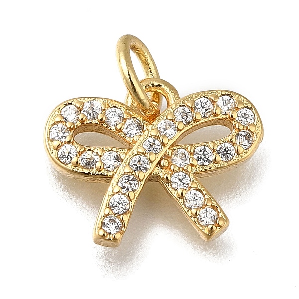 PandaHall Rack Plating Brass Micro Pave Clear Cubic Zirconia Charms, Long-Lasting Plated, Cadmium Free & Lead Free, Bowknot Charms, with...
PandaHall Rack Plating Brass Micro Pave Clear Cubic Zirconia Charms, Long-Lasting Plated, Cadmium Free & Lead Free, Bowknot Charms, with...