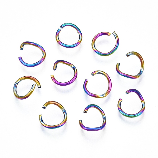 PandaHall Ion Plating(IP) Rainbow Color 304 Stainless Steel Open Jump Rings, Round Ring, 8x1mm, 18 Gauge, Inner Diameter: 6mm 304 Stainless...
PandaHall Ion Plating(IP) Rainbow Color 304 Stainless Steel Open Jump Rings, Round Ring, 8x1mm, 18 Gauge, Inner Diameter: 6mm 304 Stainless...