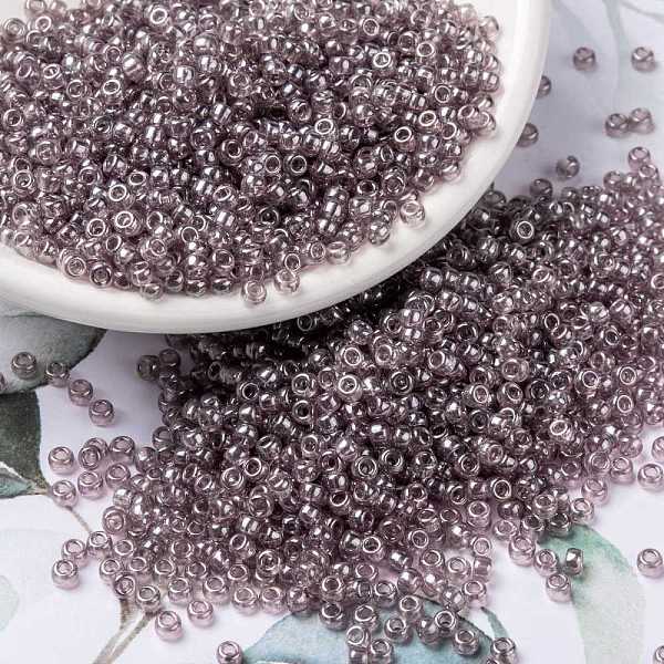 PandaHall MIYUKI Round Rocailles Beads, Japanese Seed Beads, (RR168) Transparent Smoky Amethyst Luster, 8/0, 3mm, Hole: 1mm, about..., Purple
PandaHall MIYUKI Round Rocailles Beads, Japanese Seed Beads, (RR168) Transparent Smoky Amethyst Luster, 8/0, 3mm, Hole: 1mm, about..., Purple