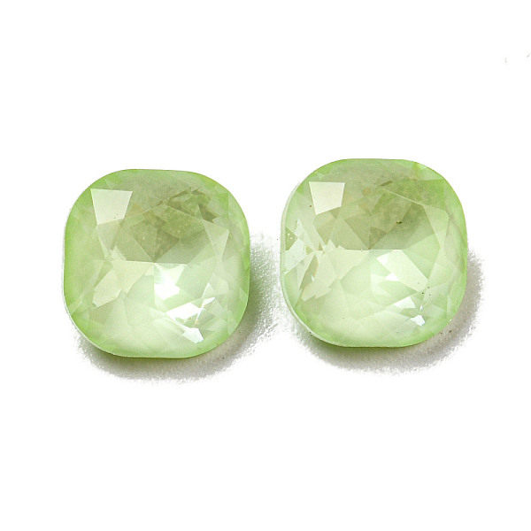 PandaHall Glass Rhinestone Cabochons, Point Back & Back Plated, Faceted, Square, Chrysolite, 8x8x4mm Glass Rhinestone Square Green
PandaHall Glass Rhinestone Cabochons, Point Back & Back Plated, Faceted, Square, Chrysolite, 8x8x4mm Glass Rhinestone Square Green