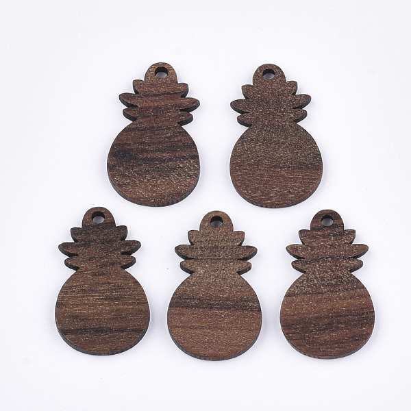 PandaHall Walnut Wood Pendants, Pineapple, Saddle Brown, 26.5x16x2.5~3mm, Hole: 2mm Wood Fruit Brown
PandaHall Walnut Wood Pendants, Pineapple, Saddle Brown, 26.5x16x2.5~3mm, Hole: 2mm Wood Fruit Brown