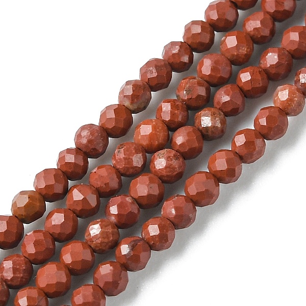 PandaHall Natural Red Jasper Beads Strands, Faceted, Round, 2mm, Hole: 0.6mm, about 175pcs/strand, 15.35 inch(39cm) Red Jasper Round
PandaHall Natural Red Jasper Beads Strands, Faceted, Round, 2mm, Hole: 0.6mm, about 175pcs/strand, 15.35 inch(39cm) Red Jasper Round