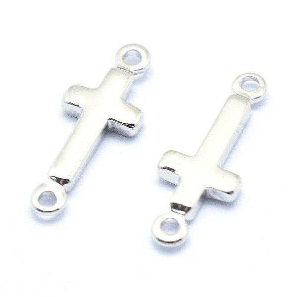 PandaHall Brass Links connectors, Lead Free & Cadmium Free & Nickel Free, Sideways Cross, Real Platinum Plated, 13.5x5x1.5mm, Hole: 0.8mm...
PandaHall Brass Links connectors, Lead Free & Cadmium Free & Nickel Free, Sideways Cross, Real Platinum Plated, 13.5x5x1.5mm, Hole: 0.8mm...