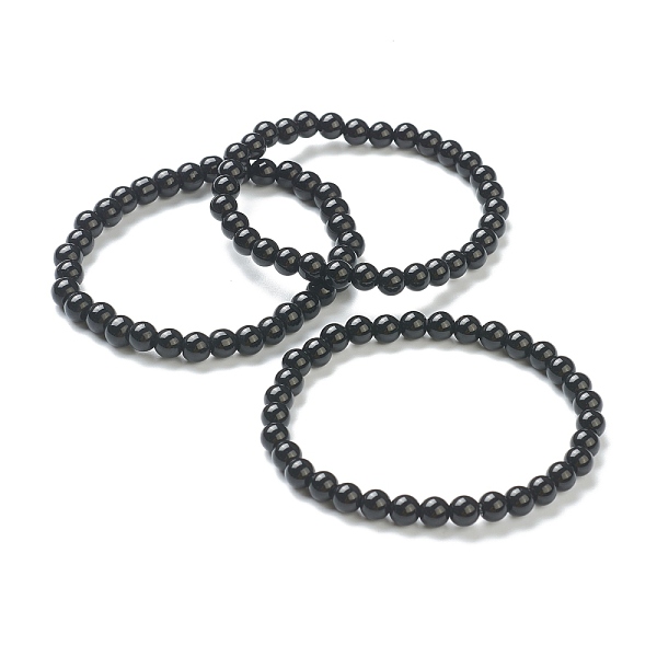 PandaHall Round Glass Beads Stretch Bracelets for Teen Girl Women, Black, Beads: 4~5mm, Inner Diameter: 2-1/4 inch(5.65cm) Glass Black
PandaHall Round Glass Beads Stretch Bracelets for Teen Girl Women, Black, Beads: 4~5mm, Inner Diameter: 2-1/4 inch(5.65cm) Glass Black
