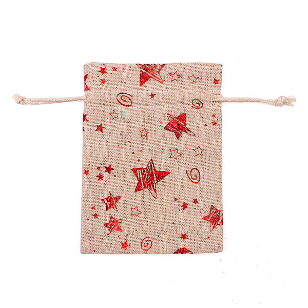 PandaHall Christmas Theme Linenette Drawstring Bags, Rectangle, Star Pattern, 18x13cm Cloth Star
PandaHall Christmas Theme Linenette Drawstring Bags, Rectangle, Star Pattern, 18x13cm Cloth Star