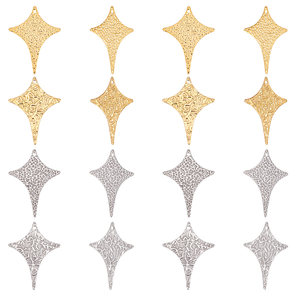 PandaHall UNICRAFTALE 16Pcs 2 Style Stainless Steel Pendants Textured Star Pendant Charms Hole 1.2m Metal Hypoallergenic Star Charms for...
PandaHall UNICRAFTALE 16Pcs 2 Style Stainless Steel Pendants Textured Star Pendant Charms Hole 1.2m Metal Hypoallergenic Star Charms for...