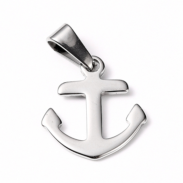 PandaHall 304 Stainless Steel Pendants, Anchor, Stainless Steel Color, 18x16x1mm, Hole: 8x3mm 304 Stainless Steel Anchor & Helm
PandaHall 304 Stainless Steel Pendants, Anchor, Stainless Steel Color, 18x16x1mm, Hole: 8x3mm 304 Stainless Steel Anchor & Helm