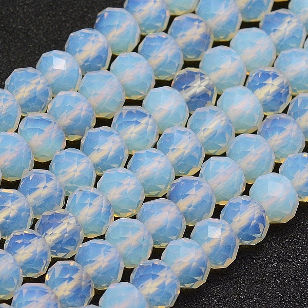 PandaHall Opalite Beads Strands, Faceted, Rondelle, 8x5mm, Hole: 2mm, about 65pcs/strand, 15.1 inch(38.5cm) Opalite Rondelle Clear
PandaHall Opalite Beads Strands, Faceted, Rondelle, 8x5mm, Hole: 2mm, about 65pcs/strand, 15.1 inch(38.5cm) Opalite Rondelle Clear