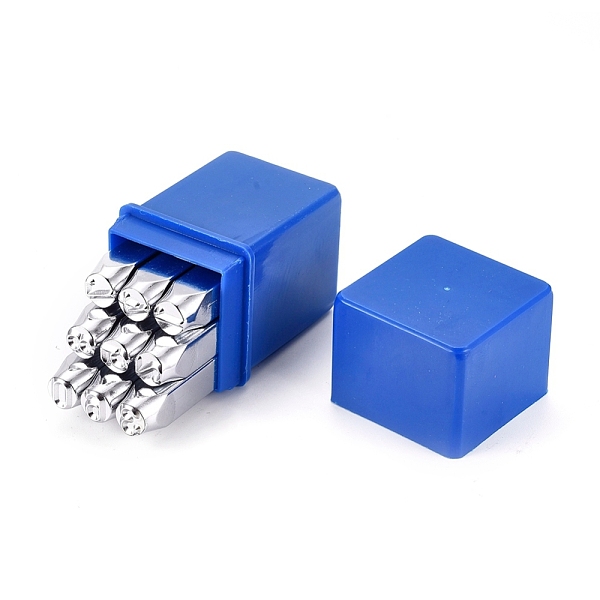 PandaHall Iron Seal Stamps Set, for Imprinting Metal, Wood, Plastic, Leather, More, Including Number 0~9, Platinum, 64x10x10mm, 9pcs/box...
PandaHall Iron Seal Stamps Set, for Imprinting Metal, Wood, Plastic, Leather, More, Including Number 0~9, Platinum, 64x10x10mm, 9pcs/box...