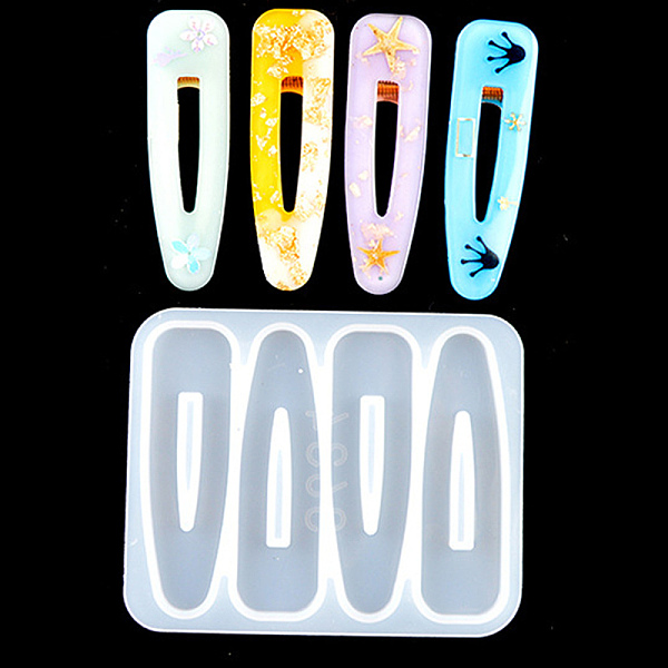 PandaHall Hair Clip Silicone Molds, Resin Casting Molds, For UV Resin, Epoxy Resin Jewelry Making, Triangle, White, 98x80x4.5mm, Inner...
PandaHall Hair Clip Silicone Molds, Resin Casting Molds, For UV Resin, Epoxy Resin Jewelry Making, Triangle, White, 98x80x4.5mm, Inner...