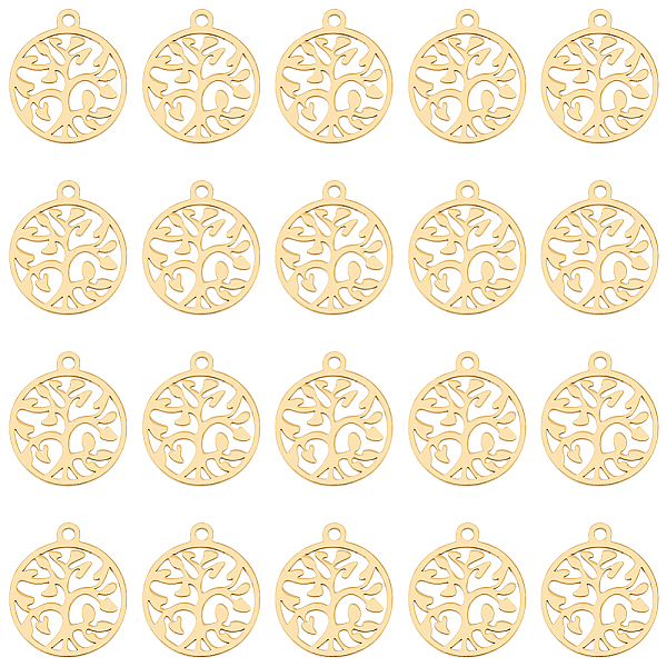 PandaHall DICOSMETIC 20Pcs 201 Stainless Steel Pendants, Filigree Joiners Findings, Laser Cut, Flat Round with The Tree of Life, Real 18K...
PandaHall DICOSMETIC 20Pcs 201 Stainless Steel Pendants, Filigree Joiners Findings, Laser Cut, Flat Round with The Tree of Life, Real 18K...