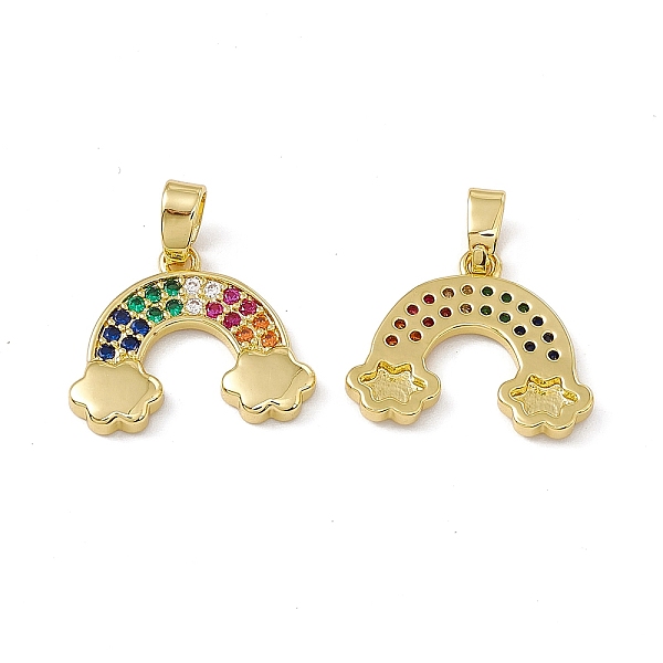 PandaHall Brass Micro Pave Colorful Cubic Zirconia Pendants, Rainbow with Cloud, Real 18K Gold Plated, 15x18.5x2.5mm, Hole: 3x4.5mm...
PandaHall Brass Micro Pave Colorful Cubic Zirconia Pendants, Rainbow with Cloud, Real 18K Gold Plated, 15x18.5x2.5mm, Hole: 3x4.5mm...