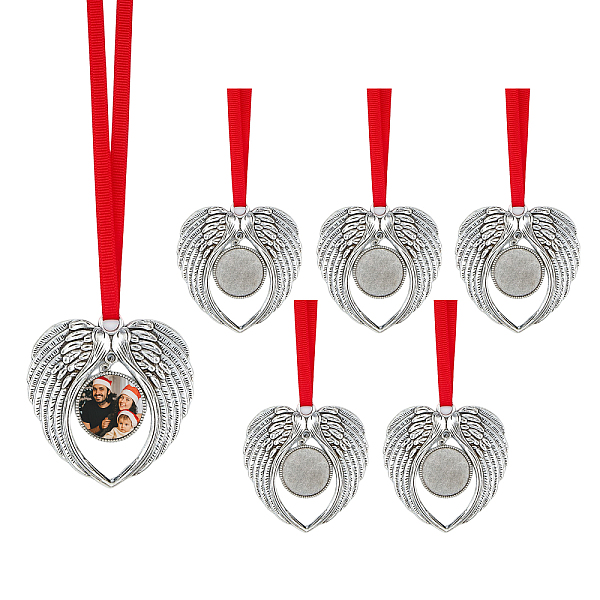 PandaHall SUPERFINDINGS 6Pcs Alloy Angel Wing Sublimation Ornament Blank Hot Transfer Printing Sublimation Decoration Heat Sublimation Photo...
PandaHall SUPERFINDINGS 6Pcs Alloy Angel Wing Sublimation Ornament Blank Hot Transfer Printing Sublimation Decoration Heat Sublimation Photo...