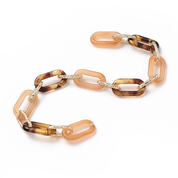 PandaHall Handmade Acrylic Cable Chains, with Aluminum Links, Leopard Print Design, Textured, for Jewelry Making, Oval, Light Gold..., Brown
PandaHall Handmade Acrylic Cable Chains, with Aluminum Links, Leopard Print Design, Textured, for Jewelry Making, Oval, Light Gold..., Brown