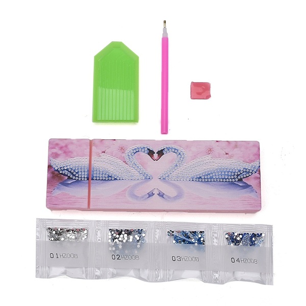 PandaHall 5D DIY Diamond Painting Stickers Kits For ABS Pencil Case Making, with Resin Rhinestones, Diamond Sticky Pen, Tray Plate and Glue..., Multicolor
PandaHall 5D DIY Diamond Painting Stickers Kits For ABS Pencil Case Making, with Resin Rhinestones, Diamond Sticky Pen, Tray Plate and Glue..., Multicolor