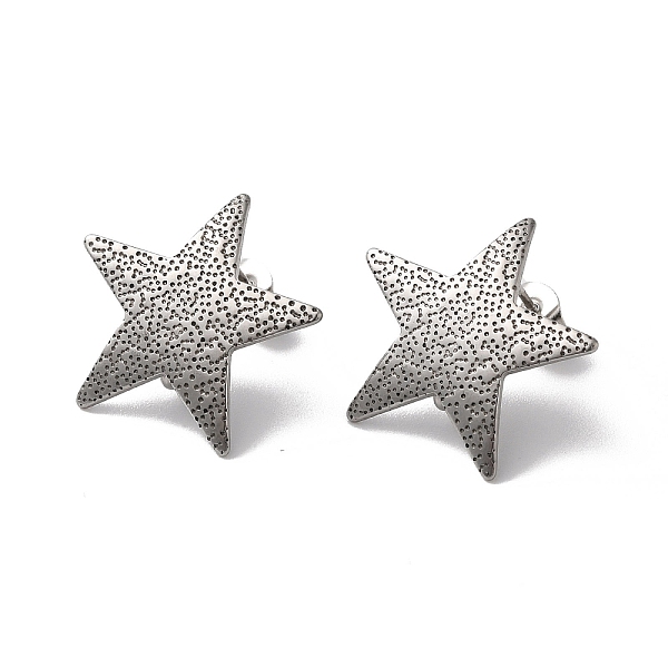 PandaHall 304 Stainless Stud Earring Findings, with Vertical Loops, Stainless Steel Color, Star, 22x22mm, Hole: 2.5mm, Pin: 0.8mm 304...
PandaHall 304 Stainless Stud Earring Findings, with Vertical Loops, Stainless Steel Color, Star, 22x22mm, Hole: 2.5mm, Pin: 0.8mm 304...