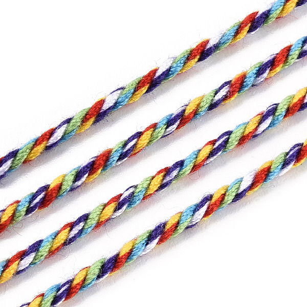 PandaHall Cotton Cord, Braided Rope, with Paper Reel, for Wall Hanging, Crafts, Gift Wrapping, Colorful, 1.2mm, about 27.34 Yards(25m)/Roll...
PandaHall Cotton Cord, Braided Rope, with Paper Reel, for Wall Hanging, Crafts, Gift Wrapping, Colorful, 1.2mm, about 27.34 Yards(25m)/Roll...