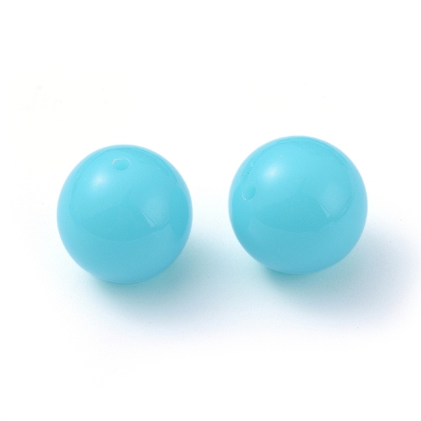 PandaHall Fluorescence Chunky Acrylic Beads, Round, Light Sky Blue, 20mm, Hole: 2~3mm, about 105pcs/500g Acrylic Round Blue
PandaHall Fluorescence Chunky Acrylic Beads, Round, Light Sky Blue, 20mm, Hole: 2~3mm, about 105pcs/500g Acrylic Round Blue