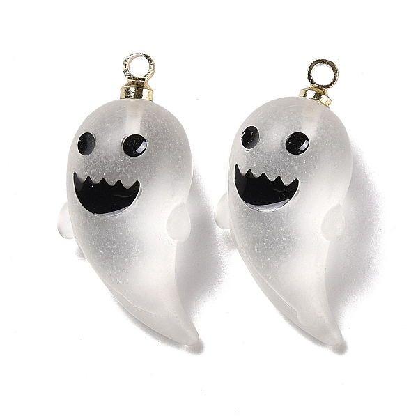 PandaHall Halloween Transparent Resin Pendant, with Light Gold Tone Metal Loops, Frosted, Ghost, Clear, 23.5x11x9.5mm, Hole: 1.5mm Resin...
PandaHall Halloween Transparent Resin Pendant, with Light Gold Tone Metal Loops, Frosted, Ghost, Clear, 23.5x11x9.5mm, Hole: 1.5mm Resin...