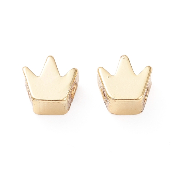 PandaHall Brass Beads, Long-Lasting Plated, Crown, Real 18K Gold Plated, 5.5x5.5x2~3mm, Hole: 1.4mm Brass Crown
PandaHall Brass Beads, Long-Lasting Plated, Crown, Real 18K Gold Plated, 5.5x5.5x2~3mm, Hole: 1.4mm Brass Crown