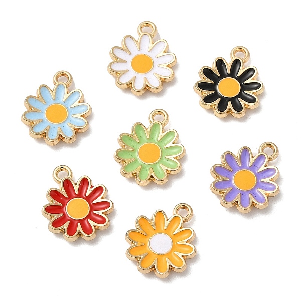 PandaHall Eco-friendly Alloy Enamel Charms, Flower Charm, Mixed Color, 14x12x2mm, Hole: 1.2mm Alloy+Enamel Flower Multicolor
PandaHall Eco-friendly Alloy Enamel Charms, Flower Charm, Mixed Color, 14x12x2mm, Hole: 1.2mm Alloy+Enamel Flower Multicolor