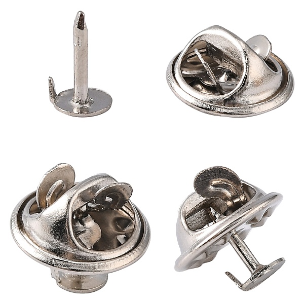 PandaHall Brass Lapel Pin Backs, Tie Tack Pin, Brooch Findings, Platinum, Tray: 11~12mm, Pin: 5x8mm Brass
PandaHall Brass Lapel Pin Backs, Tie Tack Pin, Brooch Findings, Platinum, Tray: 11~12mm, Pin: 5x8mm Brass