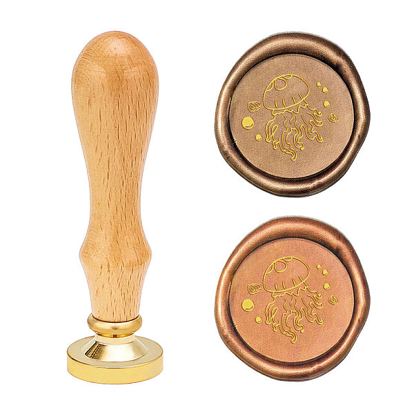 PandaHall CRASPIRE Brass Wax Seal Stamp, with Beech Wood Handles, for DIY Scrapbooking, Ocean Themed Pattern, Stamp: 25x14mm, Handle...
PandaHall CRASPIRE Brass Wax Seal Stamp, with Beech Wood Handles, for DIY Scrapbooking, Ocean Themed Pattern, Stamp: 25x14mm, Handle...