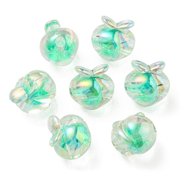 PandaHall UV Plating Rainbow Iridescent Acrylic Beads, Two Tone Bead in Bead, Peach, Spring Green, 18x17.5x16mm, Hole: 3.5mm Acrylic Fruit
PandaHall UV Plating Rainbow Iridescent Acrylic Beads, Two Tone Bead in Bead, Peach, Spring Green, 18x17.5x16mm, Hole: 3.5mm Acrylic Fruit