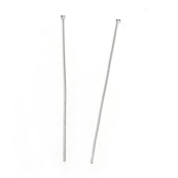 PandaHall 304 Stainless Steel Flat Head Pins, Stainless Steel Color, 50x0.7mm, Head: 1.8mm 304 Stainless Steel
PandaHall 304 Stainless Steel Flat Head Pins, Stainless Steel Color, 50x0.7mm, Head: 1.8mm 304 Stainless Steel