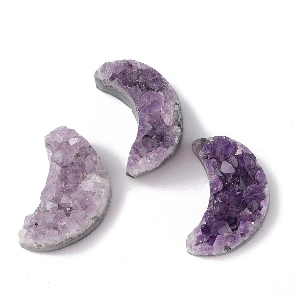 PandaHall Natural Amethyst Cluster, Druzy Amethyst Specimen, for Home Display Decoration, Moon, 34~35x23~26x10~20mm Amethyst Moon
PandaHall Natural Amethyst Cluster, Druzy Amethyst Specimen, for Home Display Decoration, Moon, 34~35x23~26x10~20mm Amethyst Moon
