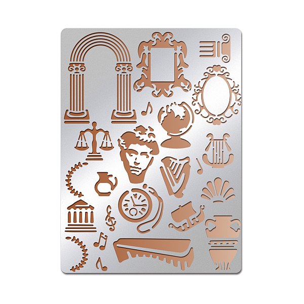 PandaHall Custom Rome Theme Stainless Steel Metal Cutting Dies Stencils, for DIY Scrapbooking/Photo Album, Decorative Embossing, Matte...
PandaHall Custom Rome Theme Stainless Steel Metal Cutting Dies Stencils, for DIY Scrapbooking/Photo Album, Decorative Embossing, Matte...