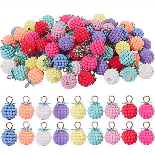 PandaHall 90Pcs 9 Colors Rubberized Style ABS Plastic Pendants, with Iron Loops, Golden, Berry, Mixed Color, 18x12mm, Hole: 4x3mm ABS..., Multicolor
PandaHall 90Pcs 9 Colors Rubberized Style ABS Plastic Pendants, with Iron Loops, Golden, Berry, Mixed Color, 18x12mm, Hole: 4x3mm ABS..., Multicolor