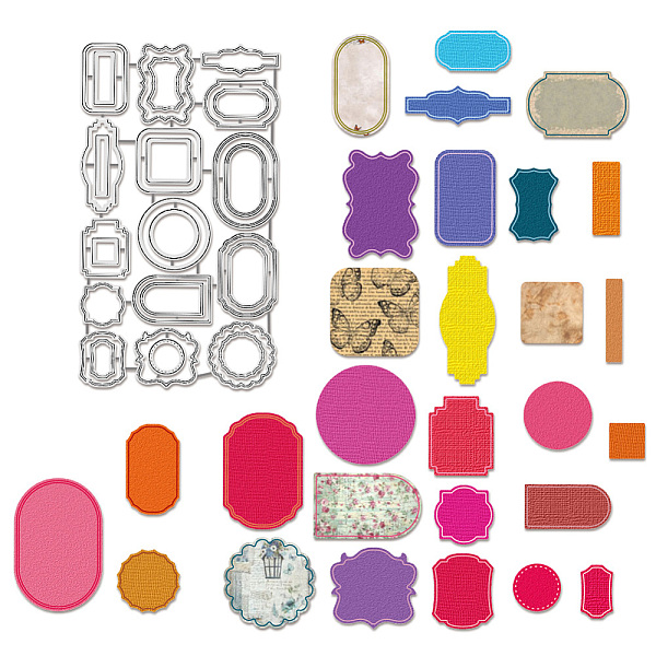 PandaHall BENECREAT Label Cutting Dies, 28pcs Tags Label Metal Stencils Decorative Bottle Jar Labels Embossing Stencils for Scrapbooking...
PandaHall BENECREAT Label Cutting Dies, 28pcs Tags Label Metal Stencils Decorative Bottle Jar Labels Embossing Stencils for Scrapbooking...