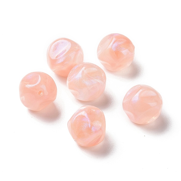 PandaHall Opaque Acrylic Beads, Glitter Beads, Twist Round, Light Salmon, 15.5x14.5x15.5mm, Hole: 1.8mm, about 230pcs/500g Acrylic Round
PandaHall Opaque Acrylic Beads, Glitter Beads, Twist Round, Light Salmon, 15.5x14.5x15.5mm, Hole: 1.8mm, about 230pcs/500g Acrylic Round