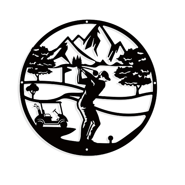 PandaHall Iron Wall Art Decorations, for Front Porch, Living Room, Kitchen, Matte Style, Golf Sports, 300x300x1mm Iron Sports
PandaHall Iron Wall Art Decorations, for Front Porch, Living Room, Kitchen, Matte Style, Golf Sports, 300x300x1mm Iron Sports