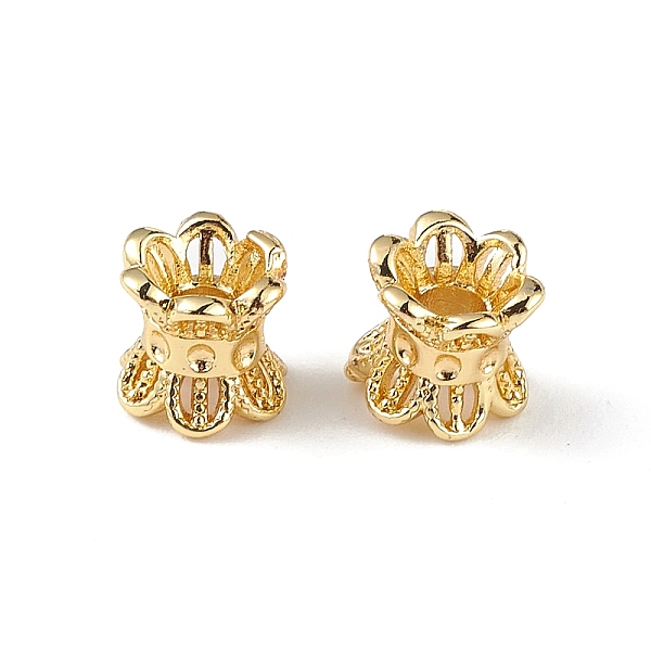 PandaHall Rack Plating Brass Bead Double Sided Cap, Cadmium Free & Lead Free, Long-Lasting Plated, Real 18K Gold Plated, 6x5mm, Hole: 3mm...
PandaHall Rack Plating Brass Bead Double Sided Cap, Cadmium Free & Lead Free, Long-Lasting Plated, Real 18K Gold Plated, 6x5mm, Hole: 3mm...