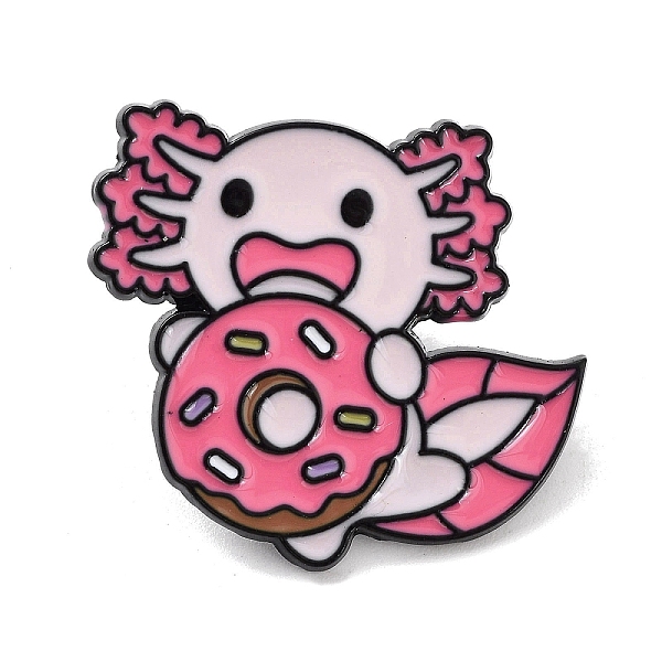 PandaHall Axolotl with Donut Alloy Enamel Brooches, Hexagonal Dinosaur Enamel Pins, for Backpack Clothes, Deep Pink, 26x29.5x1.4mm...
PandaHall Axolotl with Donut Alloy Enamel Brooches, Hexagonal Dinosaur Enamel Pins, for Backpack Clothes, Deep Pink, 26x29.5x1.4mm...