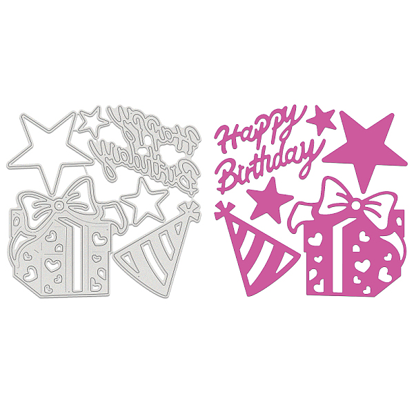 PandaHall Carbon Steel Cutting Dies Stencils, for DIY Scrapbooking/Photo Album, Decorative Embossing DIY Paper Card, Birthday Themed Pattern...
PandaHall Carbon Steel Cutting Dies Stencils, for DIY Scrapbooking/Photo Album, Decorative Embossing DIY Paper Card, Birthday Themed Pattern...