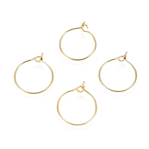 PandaHall Ion Plating(IP) 316L Surgical Stainless Steel Hoop Earring Findings, Wine Glass Charms Findings, Golden, 21 Gauge, 16x0.7mm 316L...
PandaHall Ion Plating(IP) 316L Surgical Stainless Steel Hoop Earring Findings, Wine Glass Charms Findings, Golden, 21 Gauge, 16x0.7mm 316L...
