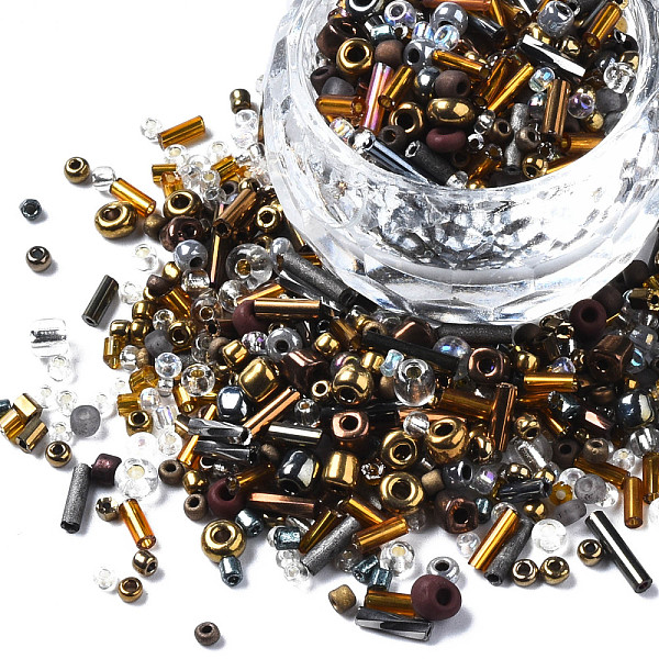 PandaHall Glass Seed Beads, Mixed Style, Mixed Shapes, Dark Goldenrod, 1~7x2~4mm, Hole: 0.7~1mm, about 450g/pound Glass Mixed Shapes
PandaHall Glass Seed Beads, Mixed Style, Mixed Shapes, Dark Goldenrod, 1~7x2~4mm, Hole: 0.7~1mm, about 450g/pound Glass Mixed Shapes