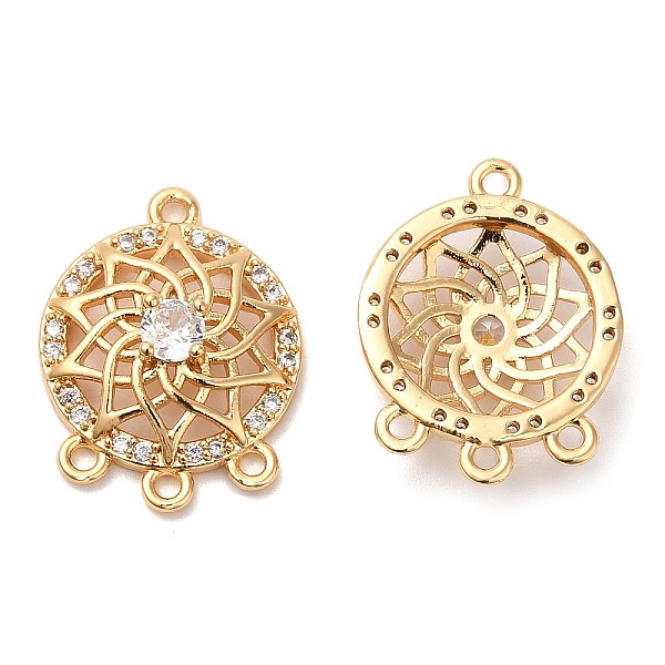 PandaHall Brass with Glass Chandelier Component Links, Flat Round with Flower, Real 18K Gold Plated, 19x14x5mm, Hole: 1.2mm Brass Flat Round
PandaHall Brass with Glass Chandelier Component Links, Flat Round with Flower, Real 18K Gold Plated, 19x14x5mm, Hole: 1.2mm Brass Flat Round