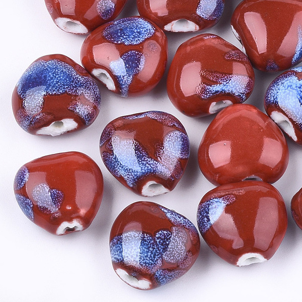 PandaHall Handmade Porcelain Beads, Fancy Antique Glazed Porcelain, Heart, Dark Red, 14~15x16x9~10mm, Hole: 2mm Porcelain Heart Red
PandaHall Handmade Porcelain Beads, Fancy Antique Glazed Porcelain, Heart, Dark Red, 14~15x16x9~10mm, Hole: 2mm Porcelain Heart Red