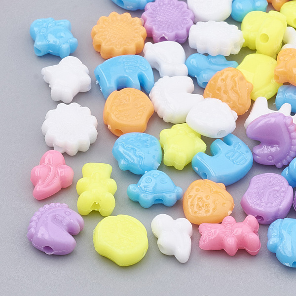 PandaHall Acrylic Beads, Mixed Shape, Mixed, 8~12x8~11x4.5~5mm, Hole: 1.8mm, about 200pcs/50g Acrylic Mixed Shapes Multicolor
PandaHall Acrylic Beads, Mixed Shape, Mixed, 8~12x8~11x4.5~5mm, Hole: 1.8mm, about 200pcs/50g Acrylic Mixed Shapes Multicolor
