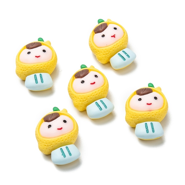 PandaHall Resin Cabochons, DIY Accessories, Phone Case Decoration, Lemon Boy, Yellow, 22x16x10mm Resin Human Yellow
PandaHall Resin Cabochons, DIY Accessories, Phone Case Decoration, Lemon Boy, Yellow, 22x16x10mm Resin Human Yellow