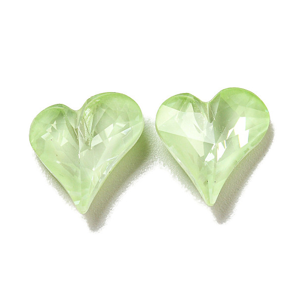 PandaHall Glass Rhinestone Cabochons, Point Back & Back Plated, Faceted, Heart, Chrysolite, 12x12x5mm Glass Rhinestone Heart Green
PandaHall Glass Rhinestone Cabochons, Point Back & Back Plated, Faceted, Heart, Chrysolite, 12x12x5mm Glass Rhinestone Heart Green