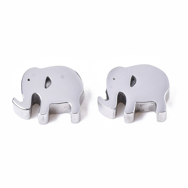 PandaHall 304 Stainless Steel Beads, Elephant, Stainless Steel Color, 7.5x9x3mm, Hole: 2mm 304 Stainless Steel Elephant
PandaHall 304 Stainless Steel Beads, Elephant, Stainless Steel Color, 7.5x9x3mm, Hole: 2mm 304 Stainless Steel Elephant
