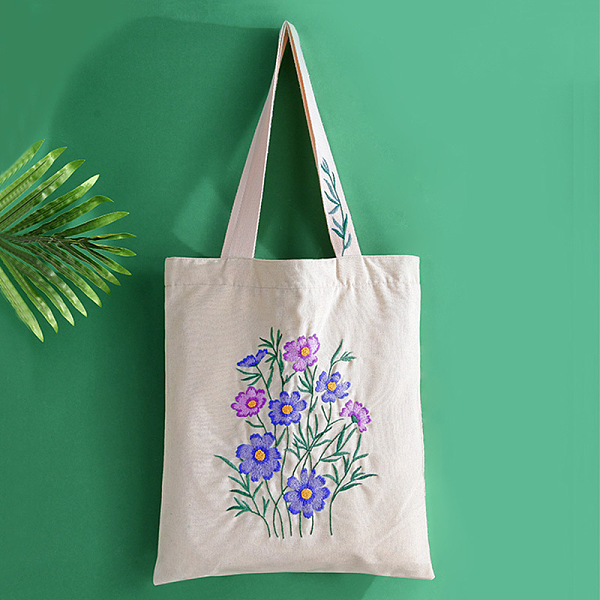 PandaHall DIY Canvas Bag 3D Embroidery Kits, Including Printed Cotton Fabric, Embroidery Thread & Needles, Flower Pattern, 400x360mm Cotton..., White
PandaHall DIY Canvas Bag 3D Embroidery Kits, Including Printed Cotton Fabric, Embroidery Thread & Needles, Flower Pattern, 400x360mm Cotton..., White