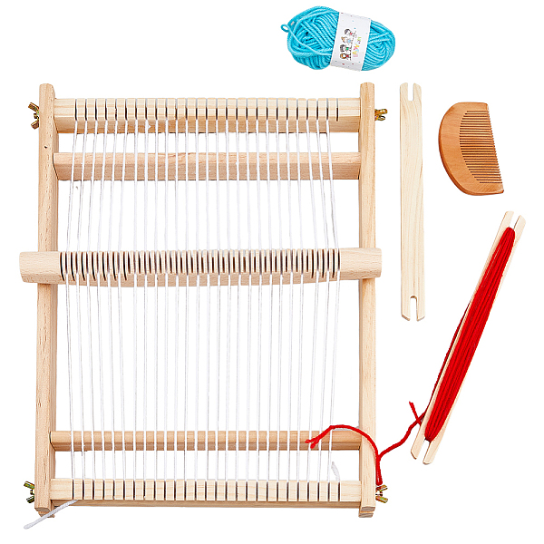 PandaHall 1 Set Wooden Handcraft Weaving Loom Creative DIY Weaving Art Machine Wooden Tapestry Knitting Loom Versatile Crafting Loom with..., Orange
PandaHall 1 Set Wooden Handcraft Weaving Loom Creative DIY Weaving Art Machine Wooden Tapestry Knitting Loom Versatile Crafting Loom with..., Orange
