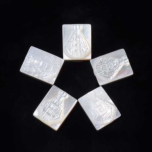 PandaHall Natural White Shell Cabochons, Rectangle, 10.5~11x8~8.5x2~2.5mm White Shell Rectangle White
PandaHall Natural White Shell Cabochons, Rectangle, 10.5~11x8~8.5x2~2.5mm White Shell Rectangle White